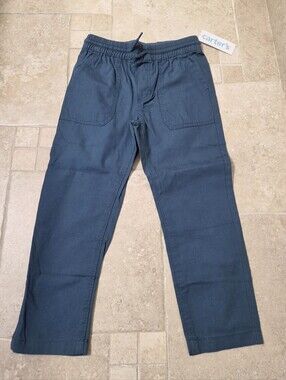 Carters Boys 5T Pull On Blue Pants NWT